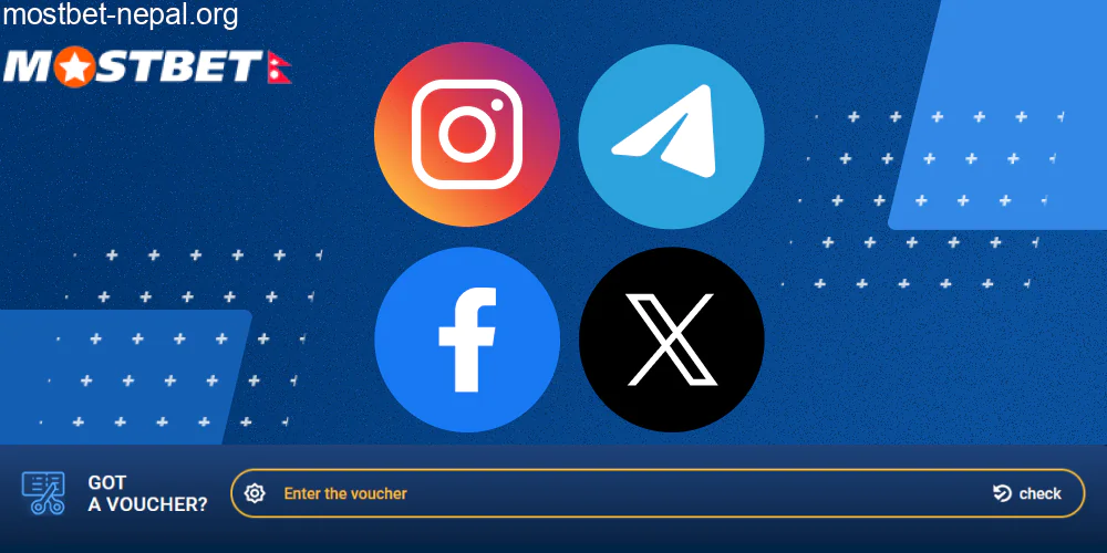 Look for promo codes on Mostbet social networks
